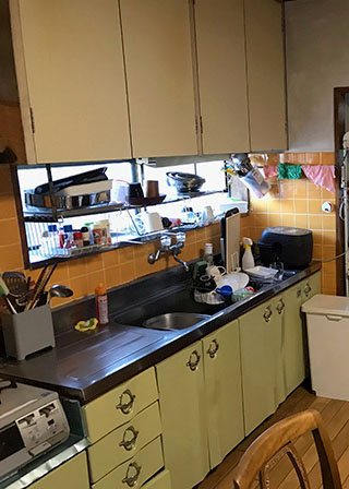 キッチンの施行事例の写真_施工前